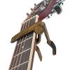 BestSounds Capo Guitar Capo for Acoustic and Electric Guitars and Ukelele, Zinc Alloy- Quick Change Guitar Capo with Picks Gift (Sapele)