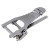 Yibuy Chrome Color Metal Tremolo Bridge with Crank Handle 6 String Electric Guitar Replacement Parts #3 small image