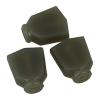 Yibuy Dark Green Plastic Tuning Keg Buttons Machine Head Buttons for Strings Electric Guitar Set of 6