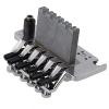 Yibuy Silver Aluminum Alloy Electric Guitar Right-handed Tremolo Bridge System #3 small image