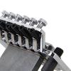 Yibuy Silver Aluminum Alloy Electric Guitar Right-handed Tremolo Bridge System #5 small image