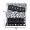 BQLZR Black &amp; White Pre-wired Control Plate 3 Way Switch Knobs &amp; Tremolo Bridge &amp; Pickup Set for Electric Guitar Replacement #5 small image