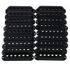 Yibuy 50/52/52mm Black Single Coil Pickup Covers for Electric Guitar Set of 50 #1 small image