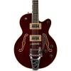 Gretsch G6655TFM Players Edition Broadkaster Jr. Center Block - Dark Cherry Stain, Bigsby Tailpiece #1 small image