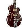 Gretsch G6655TFM Players Edition Broadkaster Jr. Center Block - Dark Cherry Stain, Bigsby Tailpiece #5 small image