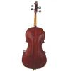 Merano MC500 3/4 Size Hand Made Solid Wood Ebony High Flamed Oil Varnished Cello with Bag and Bow+Free Rosin