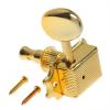 1set of 6R Semiclosed Electric Guitar Tuning Pegs Machine Heads For Fender Strat Tele Guitar- Gold #3 small image