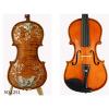 Kaytro-Butterfy Inlay Handmade,Solid Flamed Maple Violin 4/4 Advanced Level 1251 #1 small image