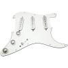 HDCustom Guitar Supply Loaded Pickguard for Stratocaster with DiMarzio True Velvet Pickups, Mojo Blend Pot, Parchment/Chrome #1 small image
