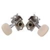 Yibuy Chrome 3R3L Individual Open Guitar Machine Heads with Cream Buttons #3 small image