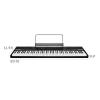 Alesis Recital 88-Key Beginner Digital Piano with Full-Size Semi-Weighted Keys and Included Power Supply #5 small image