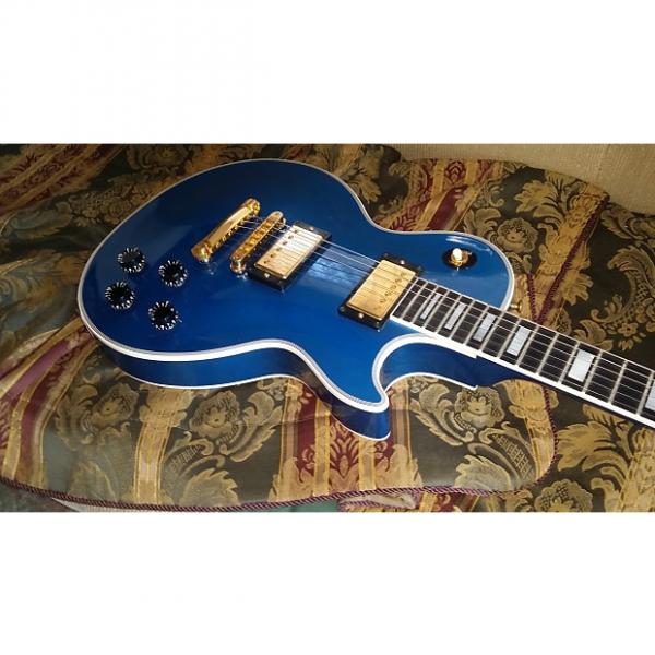 Custom Gibson Les Paul Custom 2011  Blue #1 image