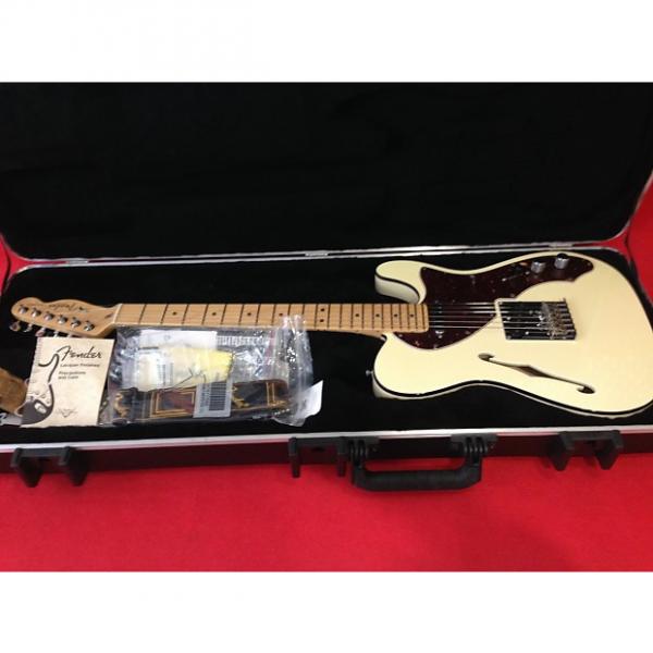 Custom Fender Modern Thinline Telecaster Tele-Bration  2011 Olympic White #1 image