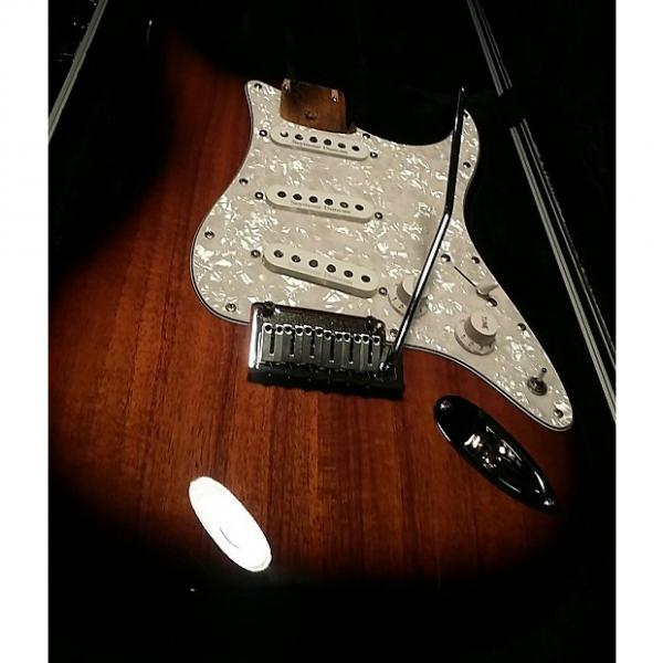 Custom Fender Stratocaster   Koa Sunburst #1 image