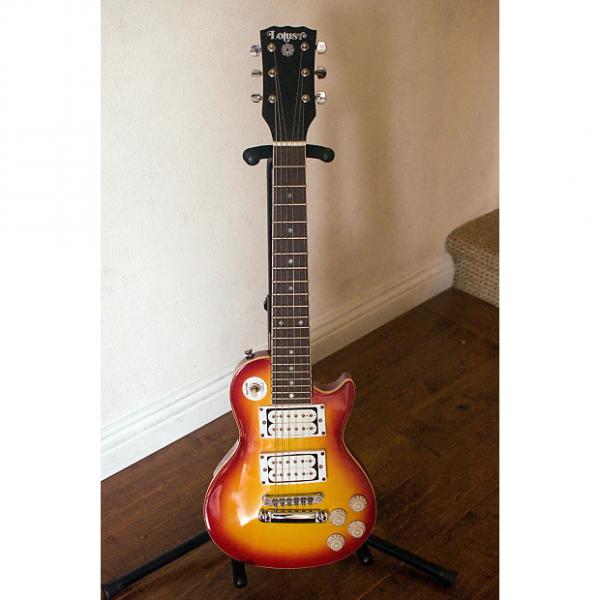 Custom Lotus Vintage Mini Les Paul Guitar Electric EG-LP 1980s Cherry Sunburst #1 image