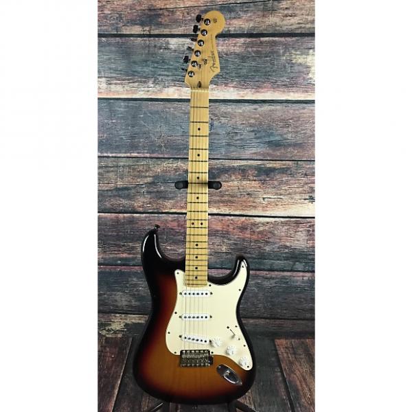 Custom Fender  USA Stratocaster 2006 Satin Sunburst with Fender gig bag #1 image