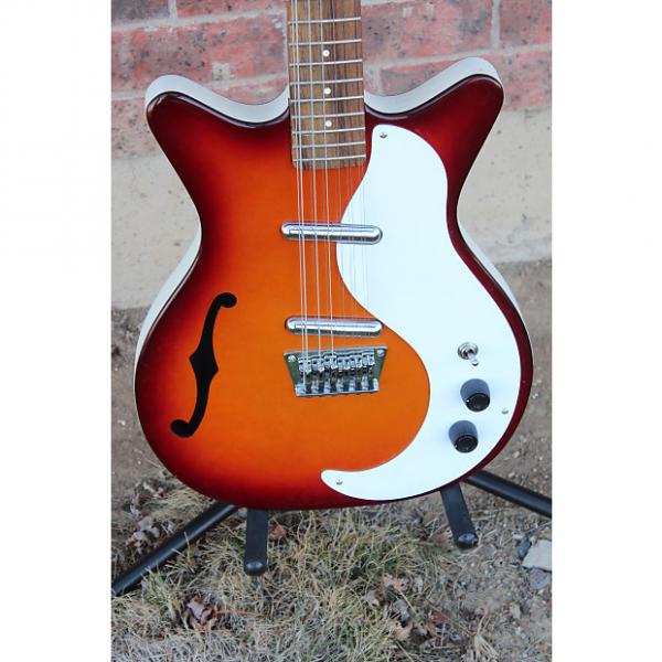 Custom Danelectro 12SDC 12 String Electric Guitar Made in Korea Cherry Sunburst Finish DC '59 #1 image