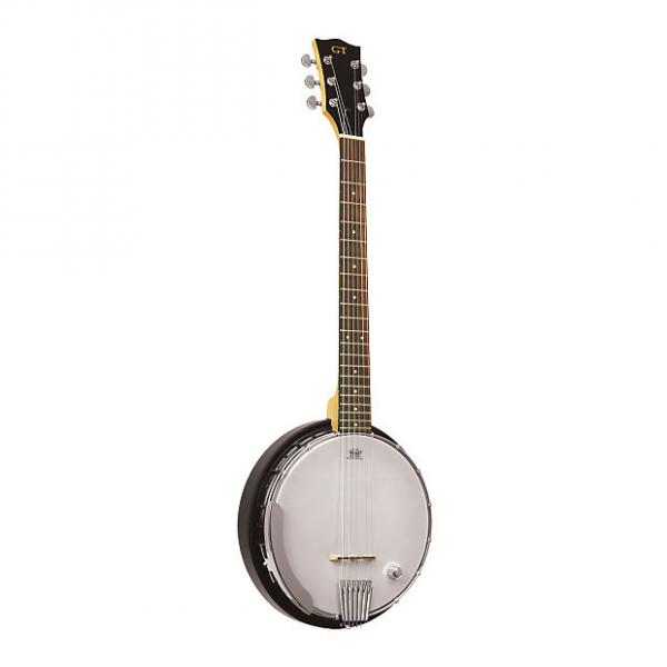 Custom Gold Tone AC-6+/L Left-Handed Acoustic Composite 6-String Banjo Guitar with Gig Bag #1 image