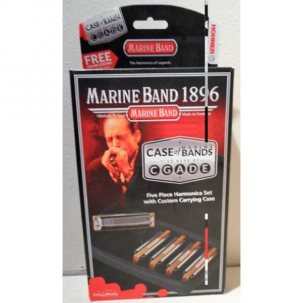 Custom NEW HOHNER MARINE BAND CASE OF BANDS HARMONICAS IN KEYS OF C G A D AND E #1 image