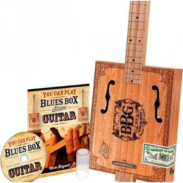 Custom Hinkler The Electric Blues Box Slide Guitar Kit - Cigar Box Guitar 2017 Natural #1 image