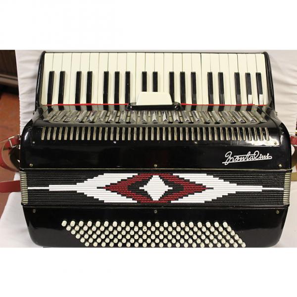 Custom FRONTALINI  FULL SIZE 120 bass piano accordion 1960 to 19 75 black #1 image