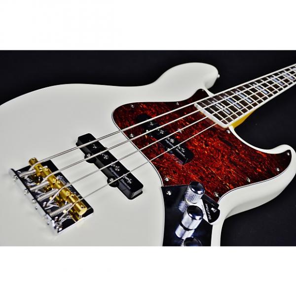 Custom Schecter Diamond-J Plus Active 4-String Bass 2016 Ivory #1 image