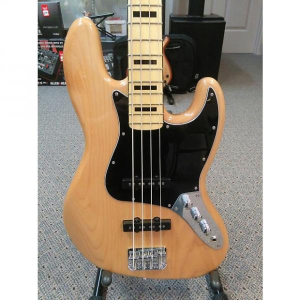 Custom Squier Vintage Modified Jazz Bass '70s  Natural #1 image