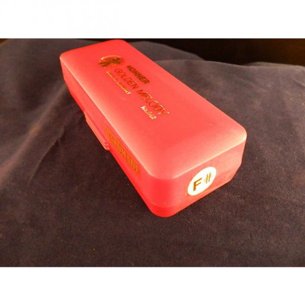 Custom Hohner Golden Melody M54207 key F# Chrome / Red #1 image