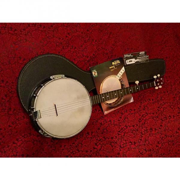 Custom 1960s-1970s Vintage Kay Banjo Closed-Back w/ Original Case &amp; Instructional Material &amp; Tuner #1 image