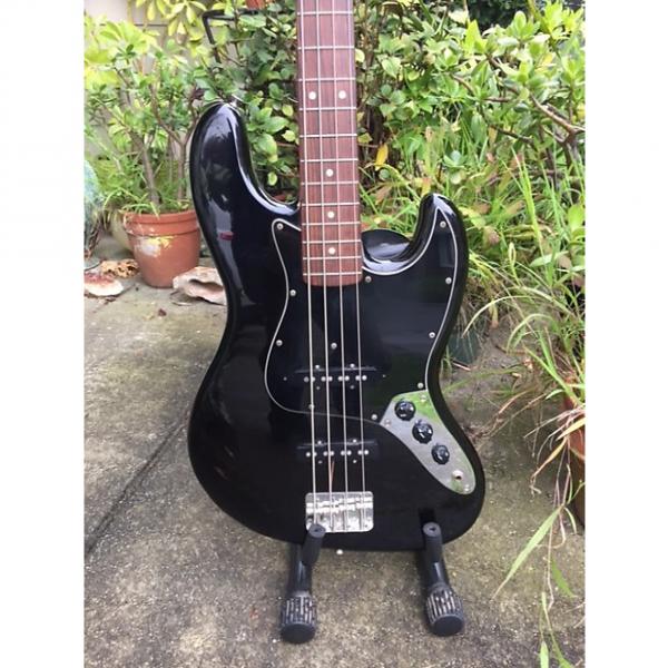 Custom Fender Jazz Bass Silver Series 1992 black #1 image