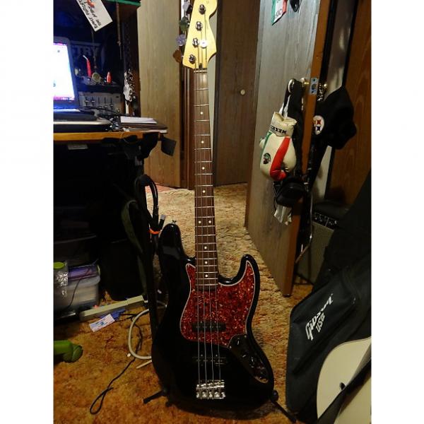 Custom Fender Deluxe Mexican Jazz Bass Black #1 image