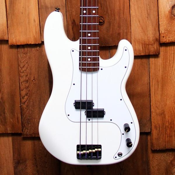 Custom 2011 Fender Standard Precision Bass Arctic White w/ Bartolini's #1 image