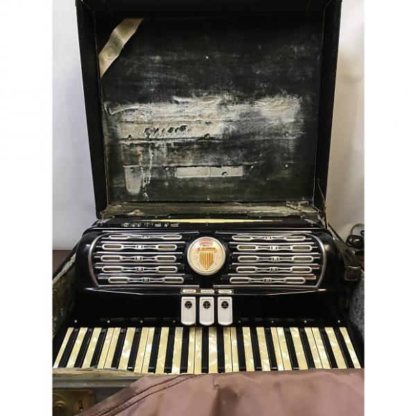 Custom Titano Vintage accordion 1940s - 1950s Black #1 image