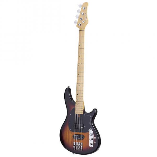 Custom Schecter 2491 4-String Bass Guitar, 3 Tone Sunburst, CV-4 #1 image