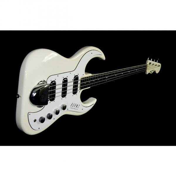 Custom Burns Bison Bass w/Rezotube 1962 Aged Polar White. Extremely Rare. Beautiful Guitar. Collectible. #1 image