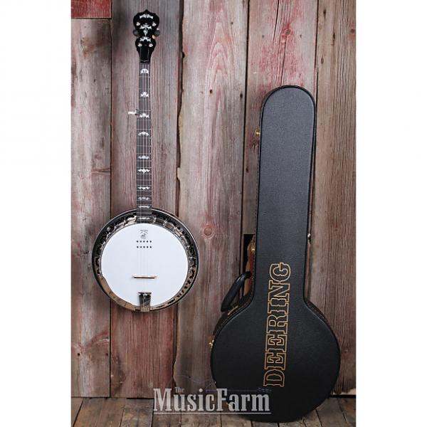 Custom Deering Eagle II 5 String Acoustic Electric Banjo with Kavanjo Pickup and Case #1 image
