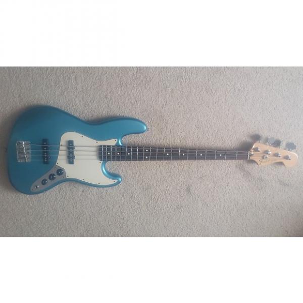 Custom Fender MIM Jazz bass 2000's Lake Placid Blue #1 image
