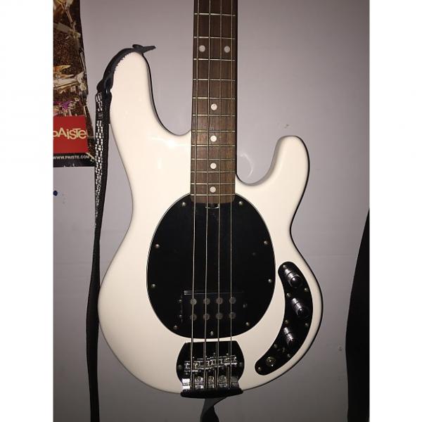 Custom Sterling by Music Man S.U.B Ray 4 Bass Guitar White #1 image