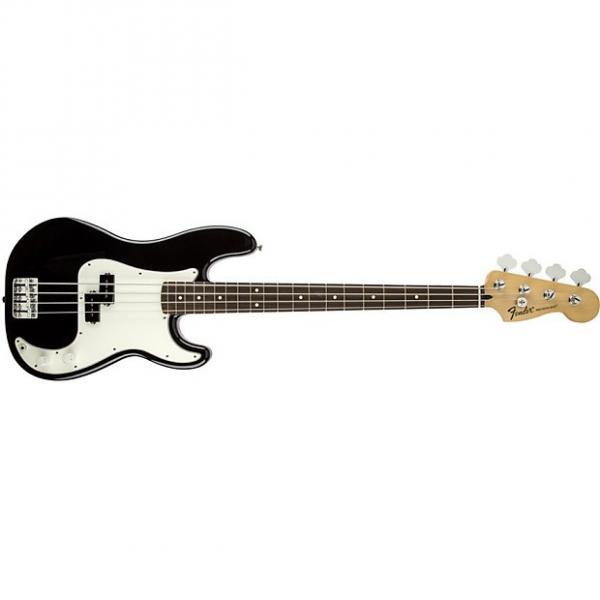 Custom Fender Standard Precision Bass Black #1 image