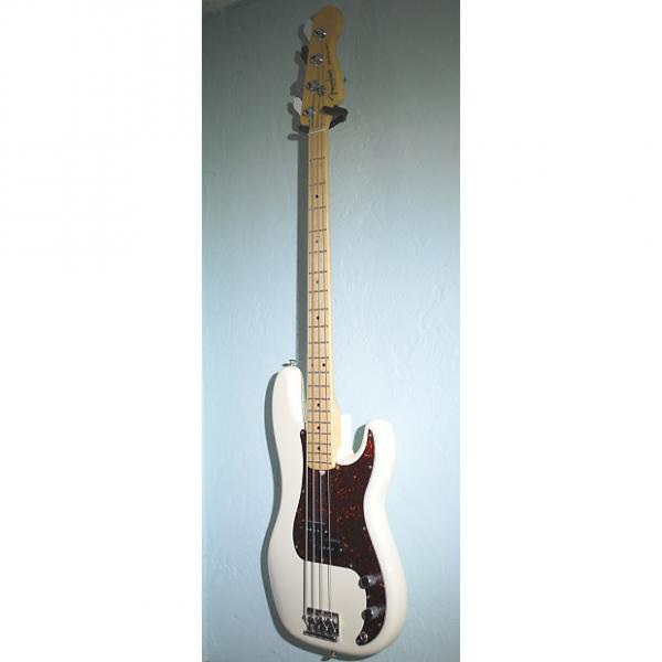 Custom Fender American Standard Precision Bass 2016 Olympic White w/ Maple Fretboard #1 image