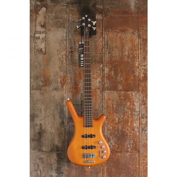 Custom Warwick Rockbass Corvette Passive 4 String Bass, Natural Honey Finish #1 image