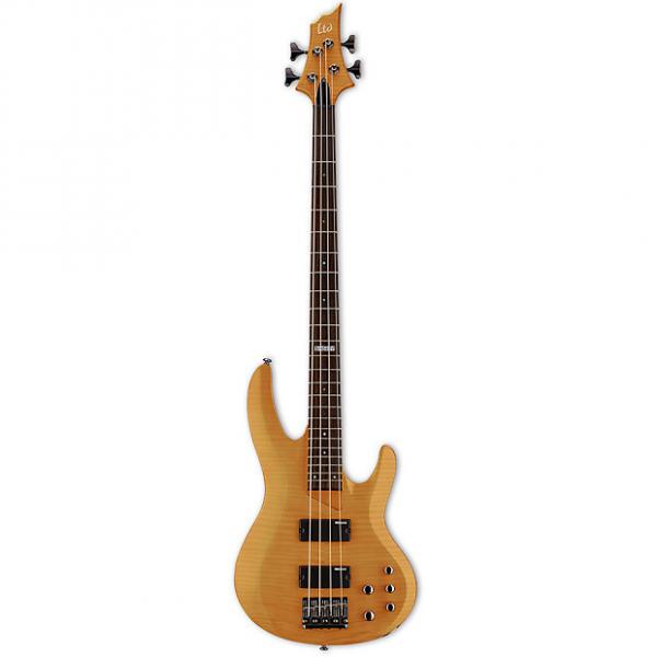 Custom ESP B-154DX 4-String Bass Guitar - Honey Natural #1 image