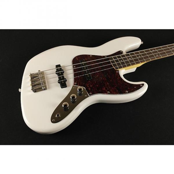 Custom Squier by Fender Vintage Modified Jazz Bass - Olympic White 0505 #1 image