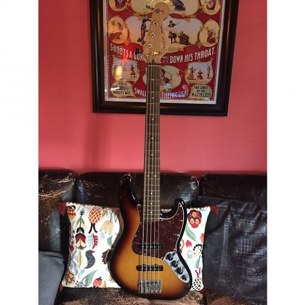 Custom Fender Deluxe Active Jazz Bass V 2014 3-Color Sunburst #1 image