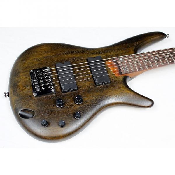 Custom Ibanez SRC6 Crossover 6-String Electric Bass, Flat Walnut Finish, NEW!! #34550-2 #1 image