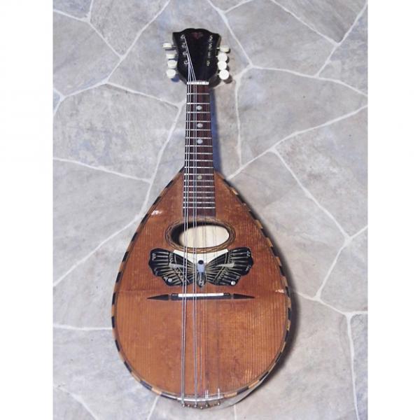Custom fine old all solid 8string bowlback BUTTERFLY quality MANDOLIN mandolino Germany ~1930s #1 image