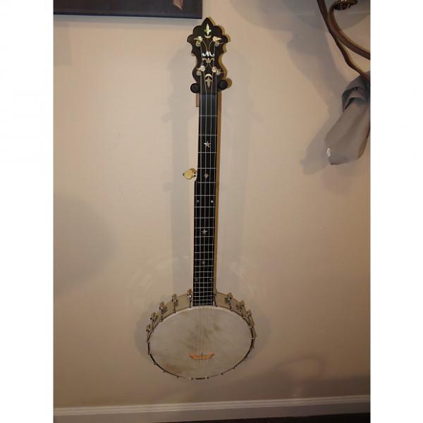 Custom S.S. Stewart Universal Favorite Open Back Banjo 1899-1902 Brass/Chrome With Case and Strings #1 image