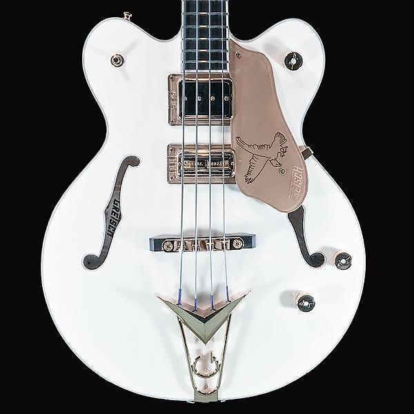 Custom Gretsch G6136B-TP-AWT White Falcon Tom Peterson Signature Electric Bass #1 image