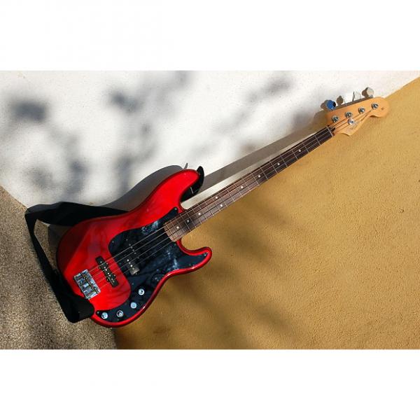 Custom Fender Precision Special Deluxe Active 2008 Candy Apple Red #1 image