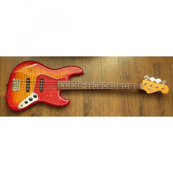 Custom Fender  Fotoflame Electric Jazz Bass Guitar Made in Japan #1 image